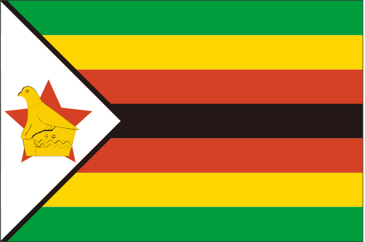 Zimbabwe svg vector icon