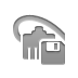 lan,cable,diskette icon