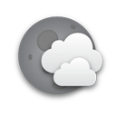 cloudy,night icon