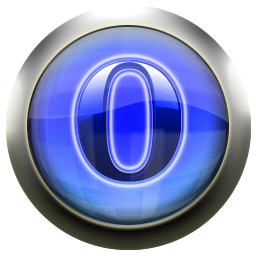 blue,opera,browser icon