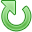 arrow, clockwise icon