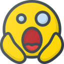 death, emoji, emote, emot, emot, scared, to svg vector icon