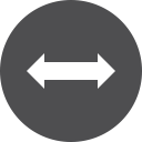 horizontal, move svg vector icon