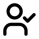 check, , user svg vector icon