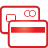 basic, cards, credit, red icon