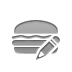 hamburger,pencil icon