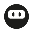 ninja, smile svg vector icon