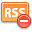 rss,delete,del,remove,subscribe,feed icon