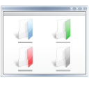 view,folder,window icon