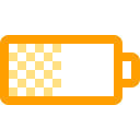 battery, charge, charging, energy, half, plug, power svg vector icon