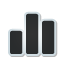 bar, chart, sticker icon