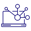 computer, laptop, network, notebook, share, web svg vector icon