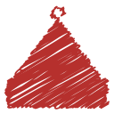 cap, christmas, cold, hat, scribble, whool, winter svg vector icon