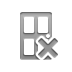 door,cross icon