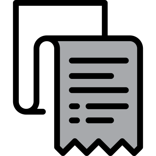 Invoice svg vector icon