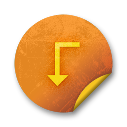 orange,grunge,sticker,badge icon