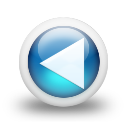 glossy,blue,orb icon
