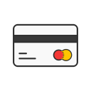 atm card, credit card, debit card, master card svg vector icon