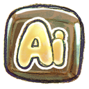 adobe, illustrator, square icon