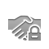 hand,handshake,lock icon