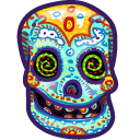 painted,skull icon