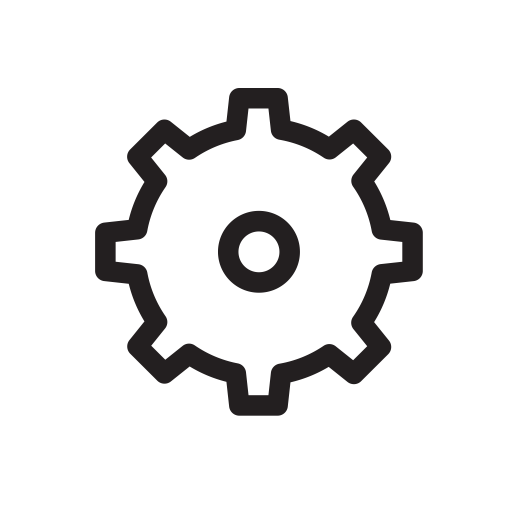 Settings svg vector icon