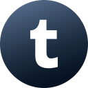 circle, colored, gradient, media, social, social media, tumblr svg vector icon