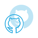 github, logo, media, social svg vector icon