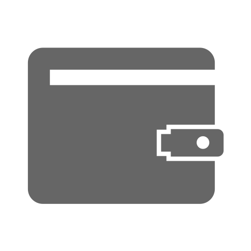 Wallet svg vector icon