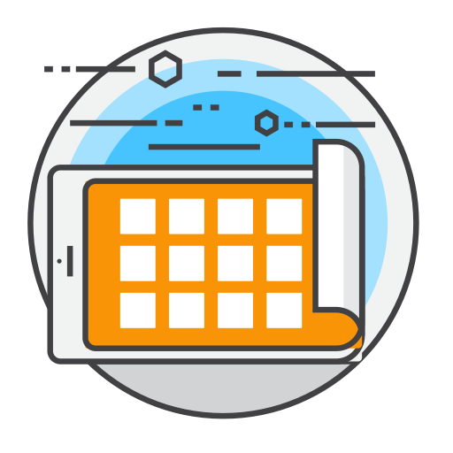 Flexible Display svg vector icon