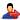 blue, logout, male, user icon