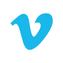 social, video, vimeo, web svg vector icon