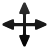 arrow, cursor, drag icon