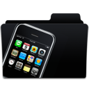 folder, iphone, mobile phone icon