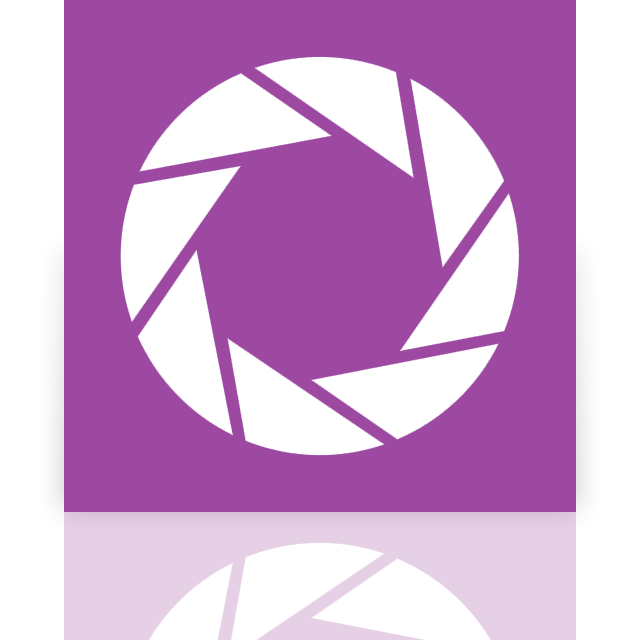 aperture, mirror icon
