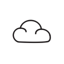 cloud, weather svg vector icon