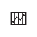 analytics, business, chart, diagram, finance, financial, graph, increase, money, payment, report, sales, statistics, stats, trend, upward svg vector icon