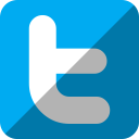 letter, twitter svg vector icon