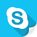 device, logo, skype, technology, telephone, voice icon