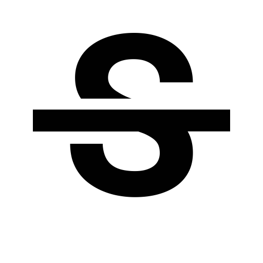 Ic Strikethrough S svg vector icon