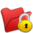 folder,red,locked,lock,security icon