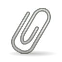 attachment, mail svg vector icon