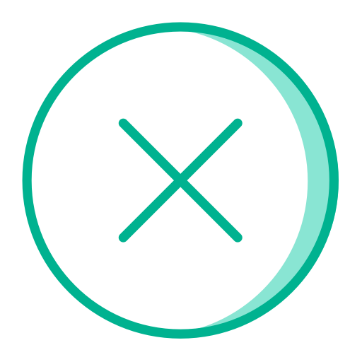 Delete svg vector icon