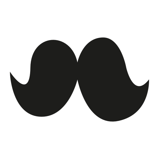Beard svg vector icon
