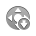 node,down icon