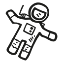 astronomy, atronaut, outer space, space, void svg vector icon
