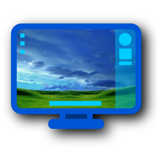 desktop,deep,blue icon