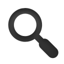 find, search, zoom icon