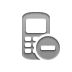 phone,delete icon
