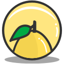 citrus, food, lemon, nutrition svg vector icon